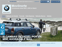 Tablet Screenshot of movilnorte.es